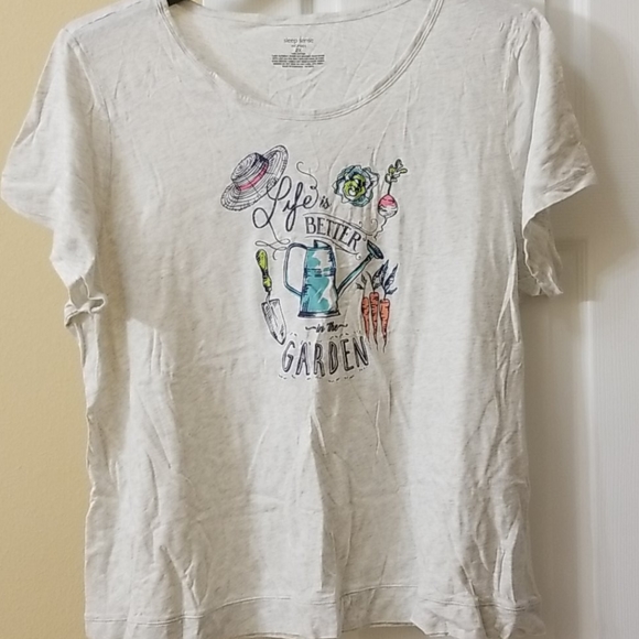 Sleep Sense 2X Life is better in the garden pj set - Picture 2 of 3